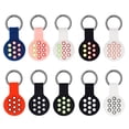 thumbnail image 1 of WILLED Case for AirTag with Keychain Ring, Protective Silicone Holder Tracker Cover with Keyring Compatible with Apple New Air Tag 2021 for Pets, Keys, Luggage, Backpacks, 10 Pack, 1 of 7