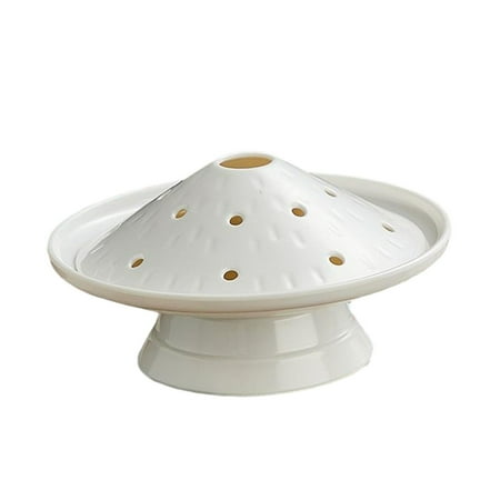 

Ice Plates Ice Meat Tray Ice Cooling Tray Cuisine Serving Platter for Personality White
