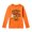 0-Orange448, variant on Kiijoy Girls Halloween Long Sleeve T Shirt Kids Cotton T-Shirt Top, Black, Sizes 2-13