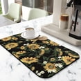 thumbnail image 2 of Washable Rubber Sunflower Cute Floral Dish Drying Mats for Kitchen Counter Home Large Coffee Bar Pad Accessories and Decor for Utensils Stemware 19.5''x12'', 2 of 6