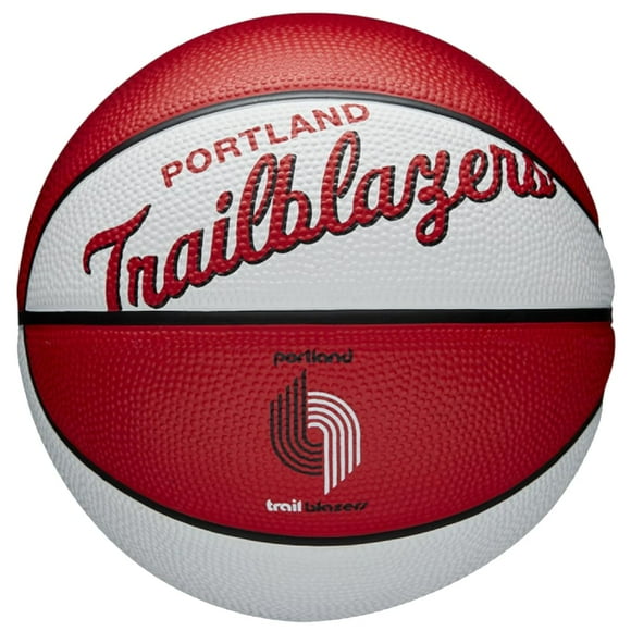 Miniblazers Portland Tail Blazers retro del equipo de la NBA de Baloncesto WILSON
