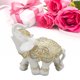 thumbnail image 3 of Estatua de Elefante de Resina Blanca, Figura Realista de Elefante de la Suerte para Entrada, Estantería o Escritorio con císbolo de Suerte y Riqueza, decoración en Casa,, 3 of 7