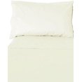 thumbnail image 2 of Off White Twin Bed Sheet Set 3pc Solid Neutral Bedding, 2 of 2