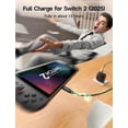 thumbnail image 2 of Cargador JSAUX USB C de 65 W para Nintendo Switch 2 con enchufes de la UE y el Reino Unido, 2 of 7