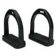 thumbnail image 1 of Estribos Para Caballos, 2 Uds. Estribos De Plástico Para Montar A Caballo Con Almohadilla De Goma Antideslizante Negra Accesorios Para Sillas De Montar Ecuestres Para Aliviar, 1 of 7