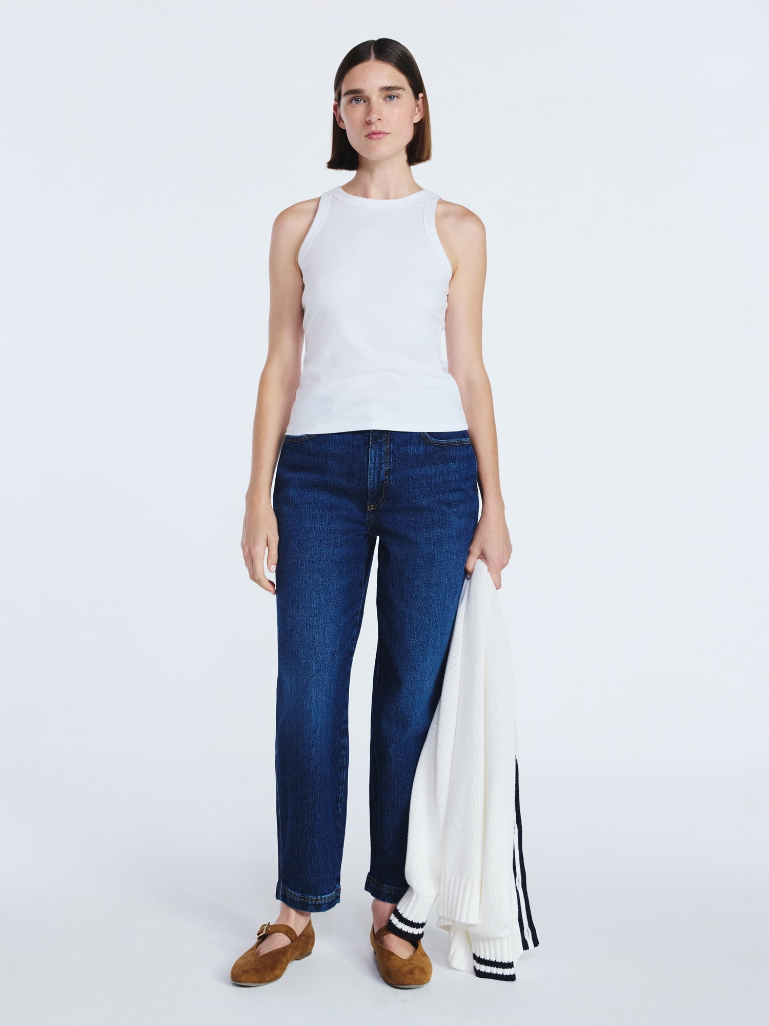 Free Assembly Women's Cutaway Tank Top, Sizes XS-XXL