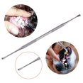 thumbnail image 4 of Dog Tooth Scaler and Scraper  2 Pack Upgrade Pet Tarter Remover with Different Angles Double Head  Stainless Steel Teeth Cleaning Tools for Small Dogs Silver, 4 of 8
