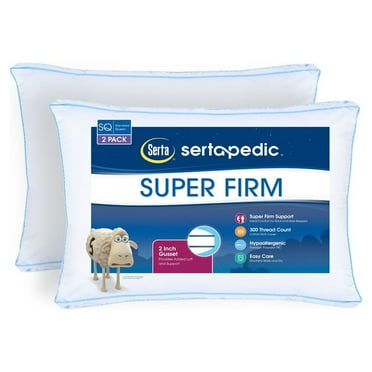 Sertapedic Super Firm Pillows, Set of 2, Queen Size