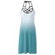 thumbnail image 4 of Moda mujer Casual Sexy cuello en V vestidos estampados verano sin mangas con cordones vestido tipo jersey Fridja  hj3836, 4 of 4