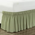 thumbnail image 3 of Solid Color Bedding Elastic Bed Apron Proof Bedspread Non Bed Skirt *Mint Green Protective Films for Cat Furniture, 3 of 7