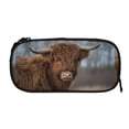 thumbnail image 3 of Vsdgher Yak Print Large Capacity Pencil Case Pouch with Zipper, Portable Aesthetic Big Capacity Pencil Cases Pen Office Travel Stationery Bag, 3 of 8