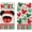 Christmas, variant on Christmas Kitchen Dish Towels Set of 2, Red Green Xmas Holiday Drying Hand Towels Baking Cooking Cloth, Winter Noel Stars Stripes Home Kitchen Decoration 18 x 26 Inch
