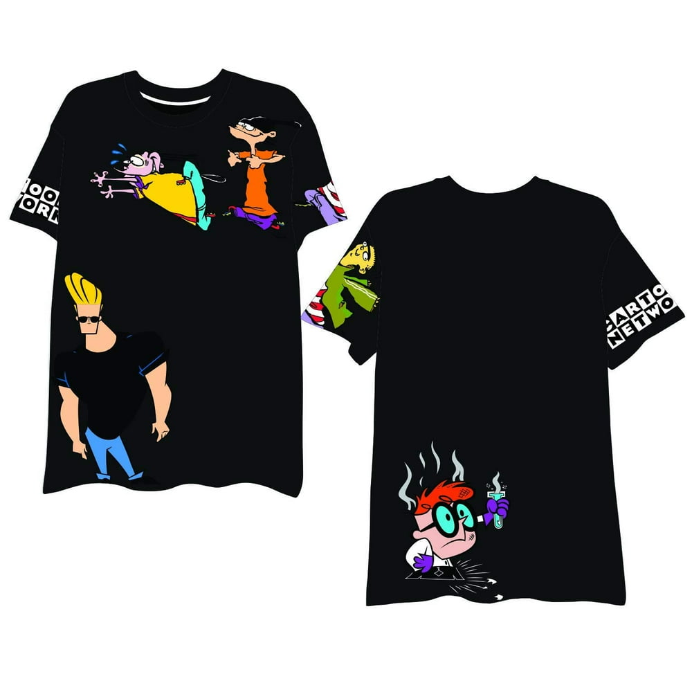 Cartoon Network - Cartoon-Network Mens Throwback Shirt - Jonny Bravo