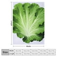 thumbnail image 4 of COMIO  Lettuce Throw Blanket Wrap Blankets Soft Premium Novelty Gifts for Adult Kids Teens, 4 of 6