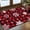 Red, variant on Bleum Cade Christmas Snowflake Area Rugs 2x3 Entryway Rug, Red Buffalo Plaid Non Slip Washable Door Mat,Outdoor Indoor Welcome Mat for Entrance,Christmas Decorations