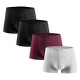 thumbnail image 1 of Dagugfen Boxers for Men 4pc Boxers Trunks Lightweight Breathable Comfy Support Seamless Underwear for Running Training, 1 of 2