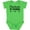 Apple Green, variant on Inktastic Cheerleader in Training Boys or Girls Baby Bodysuit