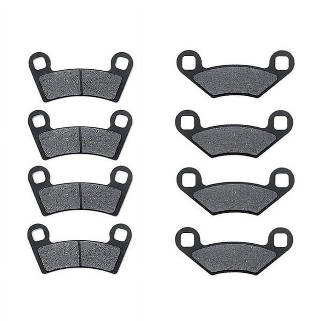 KMG Front + Rear Brake Pads Compatible with 2009-2011 Polaris 800 Ranger RZR S EFI - Non-Metallic Organic NAO Brake Pads Set