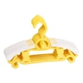 thumbnail image 3 of deevoka 5 Pieces Adjustable Hangers Closet Multifunctional Kids Clothes Hangers Yellow, 3 of 9