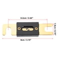 thumbnail image 3 of Unique Bargains 6pcs 80A Gold Tone Plated ANL Fuse Universal Fit for Inverter Car Vehicle Truck Audio, 3 of 6