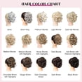 thumbnail image 7 of 9" Short Ponytail Extension, Classic Loose Curly Wavy Claw Clip Pony tails Hair Extensions HP001 Hairpieces for Women - Light Blonde, 7 of 7