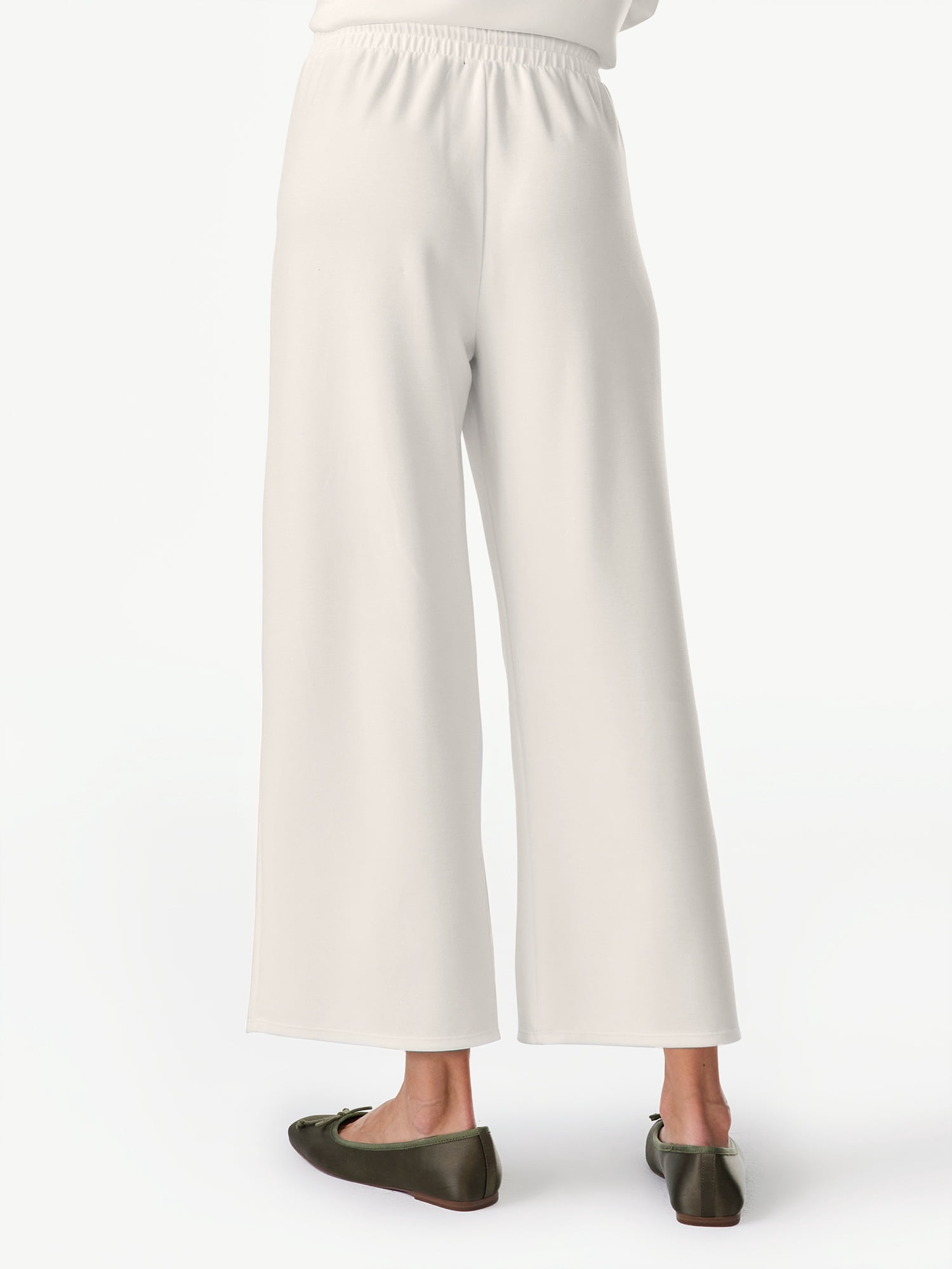 Scoop Women's and Women's Plus Ultimate Scubaknit Cropped Sweatpants, Sizes XS-4X