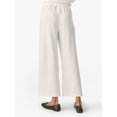 thumbnail image 3 of Scoop Women's and Women's Plus Ultimate Scubaknit Cropped Sweatpants, Sizes XS-4X, 3 of 4