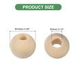 thumbnail image 2 of 600Pack 10mm Natural Wood Spacer Beads, 3mm Large Hole Unfinished Round Wooden Beads, 2 of 6