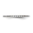 thumbnail image 4 of 14K White Gold Ring Band Wedding Diamond Round, 4 of 7