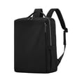 thumbnail image 3 of Mochila para portátil de 15,6 pulgadas con diseño elegante, ideal para la oficina, el trabajo o la universidad. negro, 3 of 9