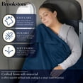 thumbnail image 3 of Brookstone Fleece Blanket 2 in 1 Super Soft Cozy Portable Travel Blanket with Carrying Case, 3 of 6