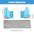 thumbnail image 2 of Qiyester Wheelchair Side Support Backrest Cushion - High-Density Foam Side Pads and Wheelchair Back Support Cushions for Wheelchair Users, 2 of 9