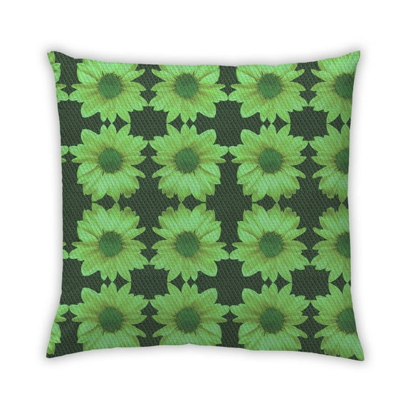 Ahgly Company Outdoor Square Contemporary Throw Pillow, 18 inch by 18 inch