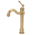 thumbnail image 3 of Diseño de calabaza de latón, manguera y junta incluidas, perfecto para lavabos de baño domésticos Grifo de lavabo europeo vintage, 3 of 8