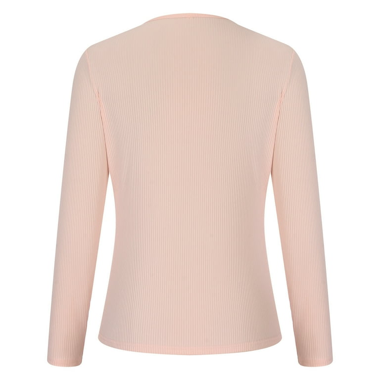 RQYYD Women's Criss Cross Lace Up V Neck Long Sleeve Tops RQYYD Women's Criss Cross Lace Up V Neck Long Sleeve Tops