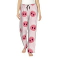 thumbnail image 2 of Picia Cute Pig Nose Womens Soft Woven Cotton Elastic Waistband Sleep Pajama Pant Lounge Sleep Pant With Pockets And Drawstring-XX-Large, 2 of 9