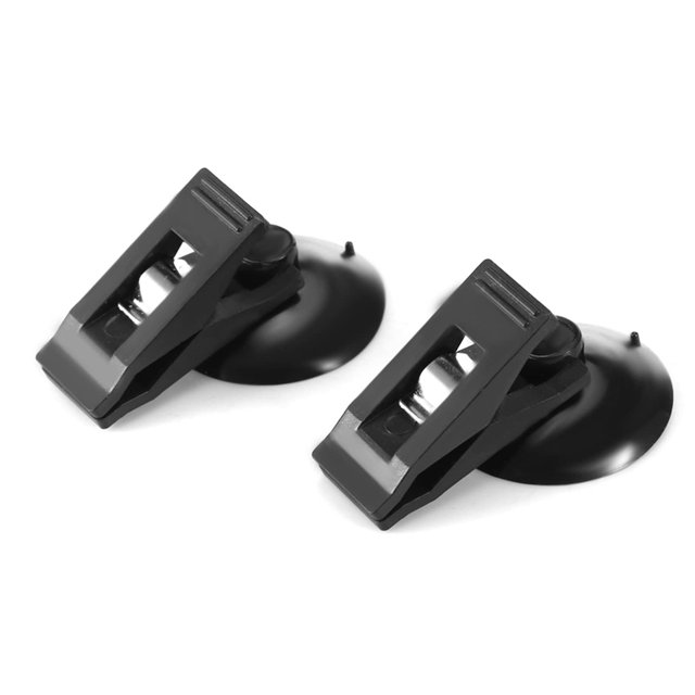 Clip De Succión De 2 Piezas, Abrazadera Para Sombra De Ventana, Gancho De Ventosa Para Interior De Coche, Accesorios Para Cortina De Parabrisas Para Parasol, Tarjetas De Tela, Billetes Inevent VI006577-00