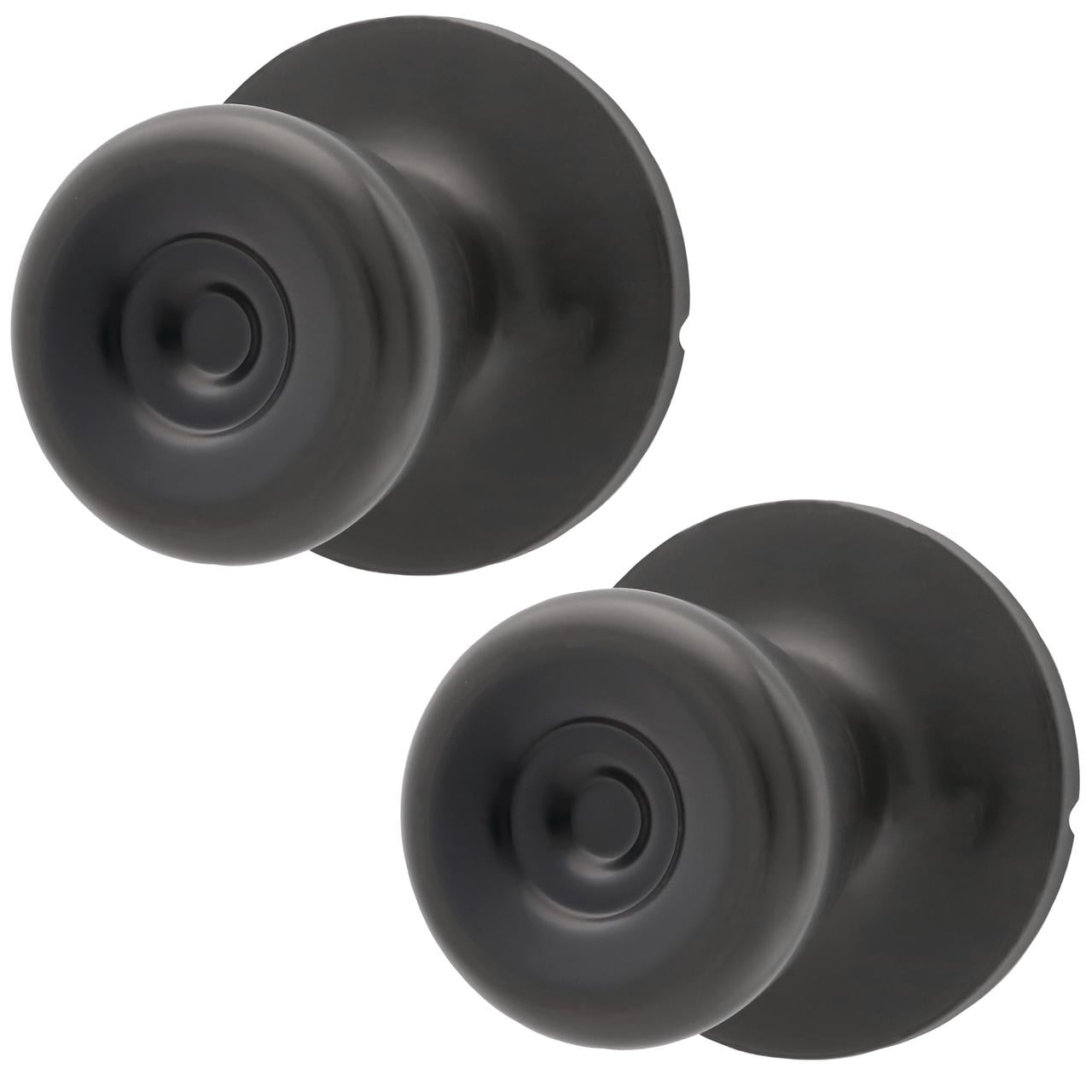 Lokhaus Passage Tulip Doorknob Matte Black Twin Size