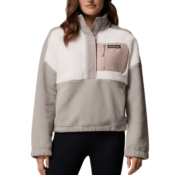 Columbia Women's Fleece Pullover Gray XL
