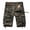 Army Green, variant on WIZUTIZ Men's Striped Multi-Pocket Cargo Shorts Button Closure Loose Fit Summer Breathable Lightweight Work Shorts