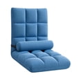 thumbnail image 2 of Silla de suelo con respaldo, sofá de suelo cómodo, sofá de apartamento Azul, 2 of 9