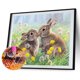 thumbnail image 2 of 5D DIY diamante pintura conejos completo redondo taladro mosaico decorativo dibujo regalo Likrtyny Arte deco, 2 of 9