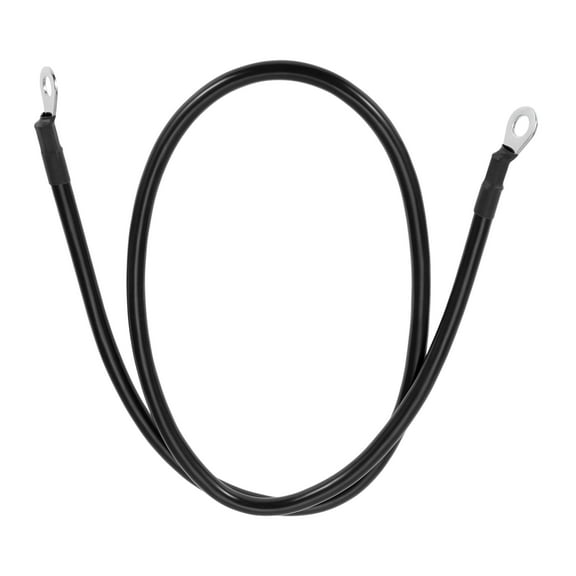 Universal Battery Inverter Cable 5/16" Lug 6 AWG Gauge 3FT Battery Cable Tinned Copper Black 1 Pc