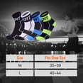 thumbnail image 4 of Socks Reflective Cycle Socks High-Visibility Breathable Athletic Socks Bike Riding Running Socks for Men and Women, 4 of 7