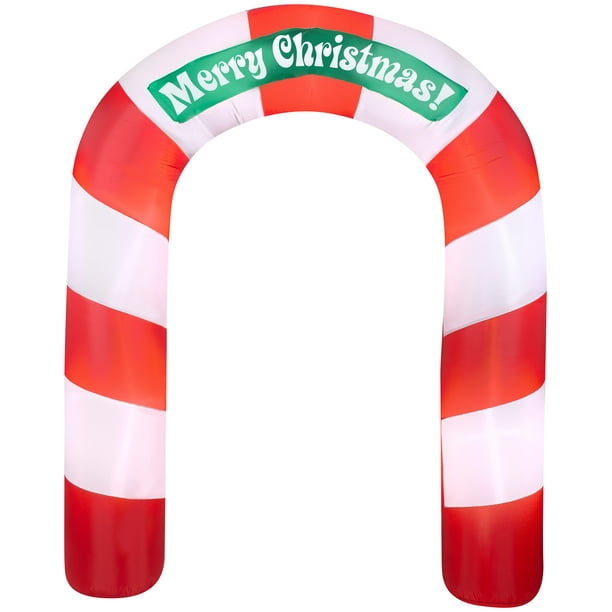 Airblown inflatable Merry Christmas Archway 7 ft tall by Gemmy
