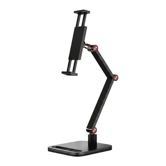 Portable Monitor Stand Adjustable 360° Swivel Bracket Tablet Holder Compatible with Tablet Desktop Clamp Stand