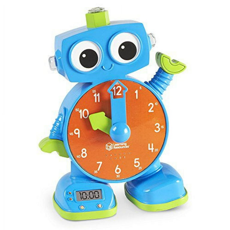 Learning Resources Tock The Learning Robot Clock - Skill Learning: Music, Matching, Robot - 3 Year & Up - Multi