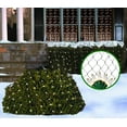 thumbnail image 2 of Tupkee Christmas Light Net  150 Clear Warm Mesh Lights - Random Shimmering Twinkle Lights - 21 of 150 Lights Twinkle - 4 ft x 6 ft  Outdoor / Indoor  Net Lights for Bushes, Hedges or Trees, 2 of 4