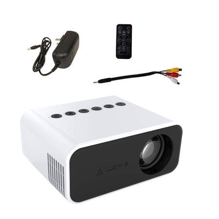 Mini Projector 1080P LED Cinema Projector Adjustable Portable Media ...