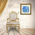 thumbnail image 3 of Manero, Annie 15x15 Gold Ornate Wood Framed with Double Matting Museum Art Print Titled - Bouquet bleu, 3 of 4